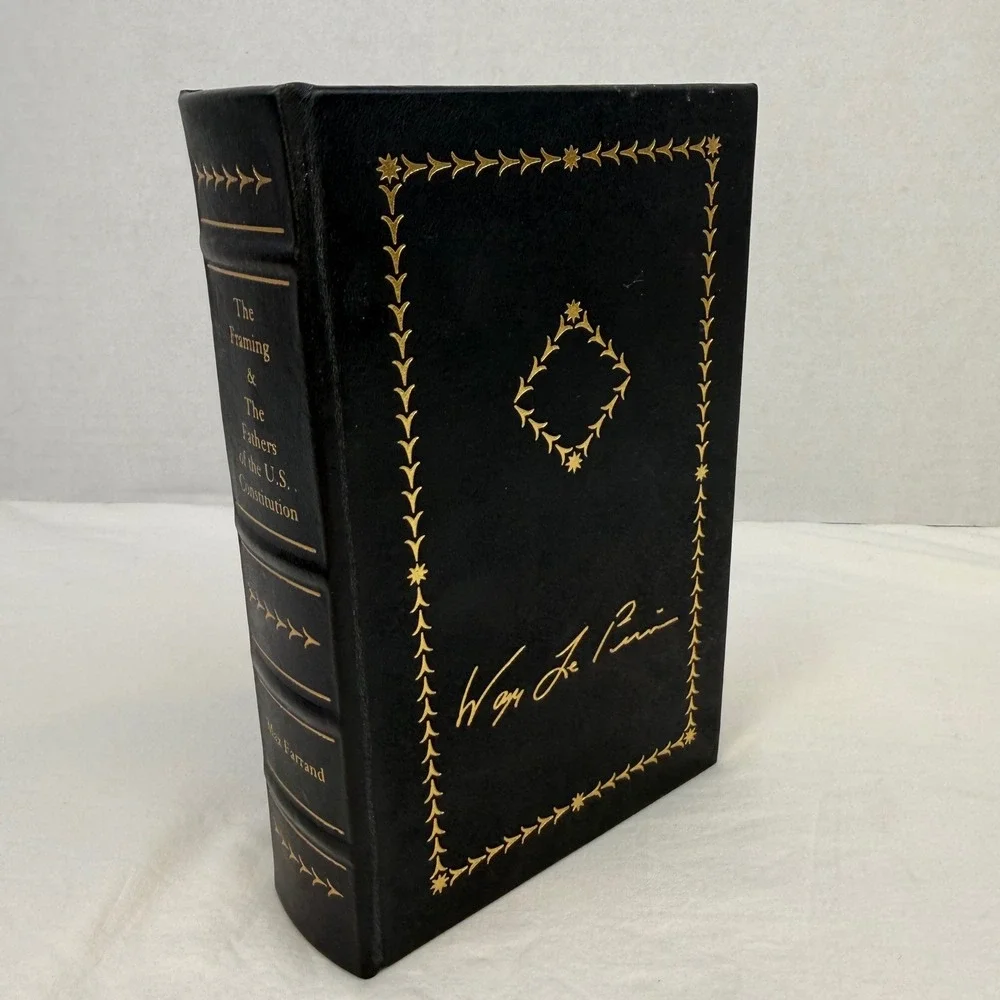 The Framing & Fathers of the US Constitution Max Farrand Leather Palladium Press